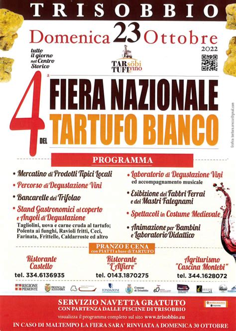 Domenica 23 Ottobre La Fiera Nazionale Del Tartufo Bianco A Trisobbio