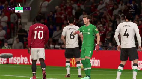 Manchester Utd Vs Liverpool Fifa 18full Gameplay Ps4 Pro Youtube