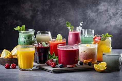 Selecci N De Bebidas De Verano Incluidos C Cteles Batidos Y Jugos