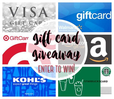 Gift Card Giveaway - Winner's Choice! - A Helicopter Mom