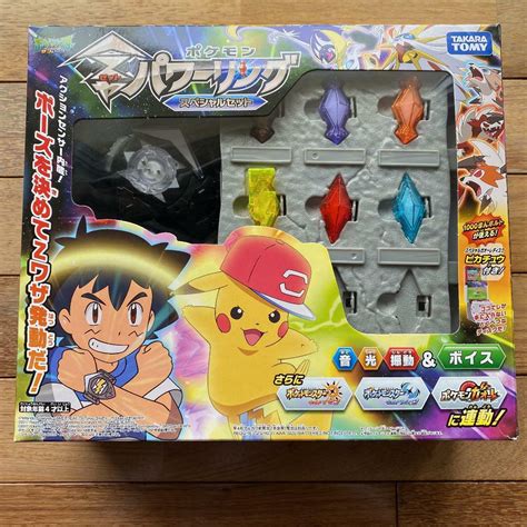 Pokemon Z Power Ring Special Set Ring And 3 Crystals Takara Tomy Japan