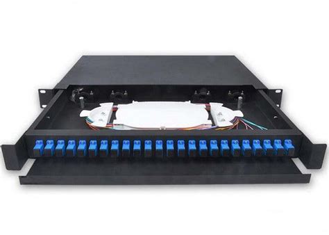 Port Fiber Optic Patch Panel U Inch Sc Lc Connector Drawer