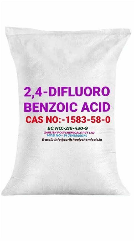 24 Difluoro Benzoic Acid 98 Solid At Best Price In Vasai Id