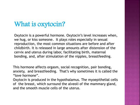 Ppt Oxytocin Powerpoint Presentation Free Download Id1951357