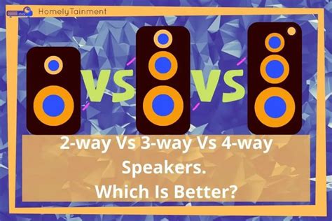 2-way Vs 3-way Vs 4-way Speakers. Which Is Better?