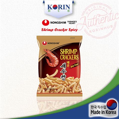 Nongshim Shrimp Cracker Spicy 75g Made In Koreaspicy Shrimp Cracker