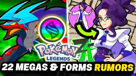 New Rumors 22 New Megas Evolutions And Forms In Pokemon Legends Za