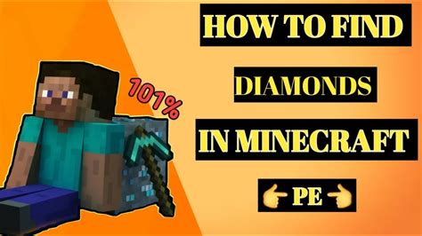 How To Find Diamonds In Minecraft Pe Best Way To Find Diamonds In