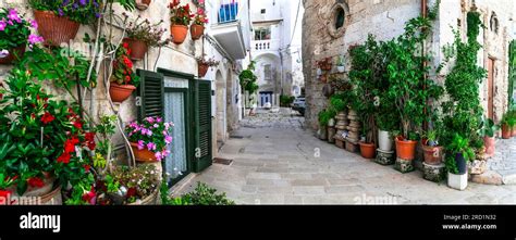 Traditional Charming Towns Of Southern Italy In Puglia Region