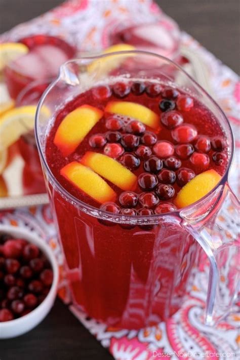 Refreshing Sparkling Cranberry Punch A Delightful Party Mocktail Recipe