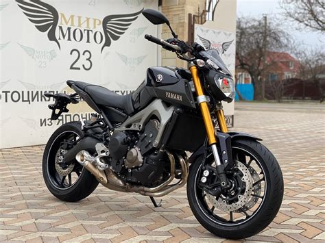 Купить б у Yamaha MT 09 FZ 09 инжектор 6 передач в Динской синий naked bike 2014 года на Авто