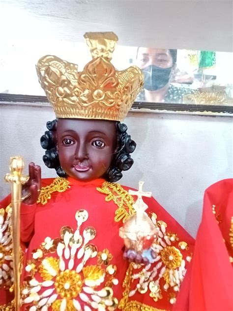 Inches Black Wooden Sr Sto Nino De Cebu Mahal Nga Senior Viva Pit