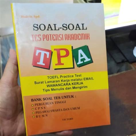 Jual Buku Soal Soal Tes Potensi Akademik Tpa Toefl Practice Test Shopee Indonesia