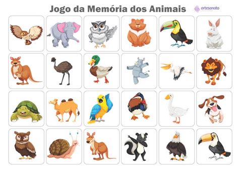 JOGOS EDUCATIVOS Como criar um jogo da memória para imprimir