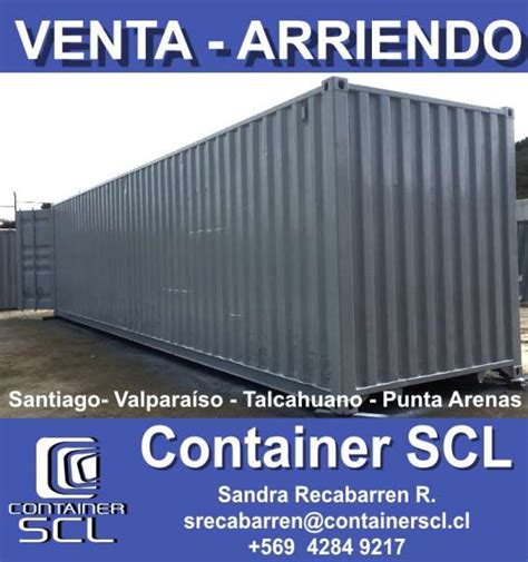 Venta Y Arriendo De Contenedores Maritimos Y Modulares En Santiago