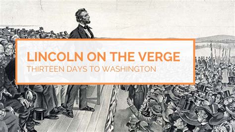 Lincoln On The Verge With Ted Widmer Youtube