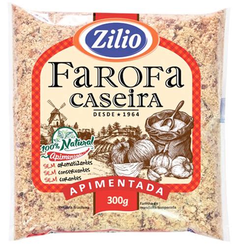 Farofa Caseira Apimentada G Zilio Alimentos