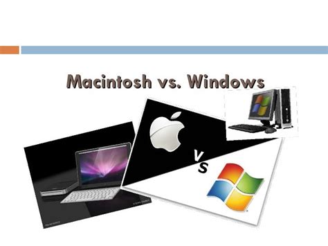 Macintosh Vs Windows