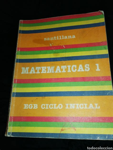 Libro Egb Matem Ticas A O Santillana Vendido En Venta