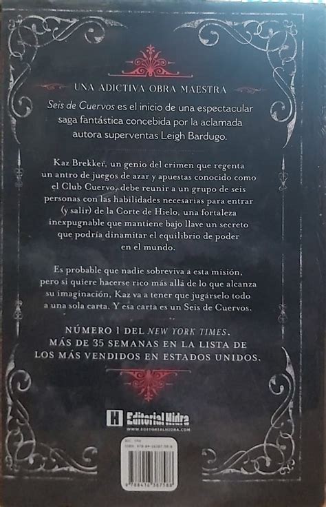 Seis De Cuervos Saga Biolog Ad Seis De Cuervos N Leigh Bardugo