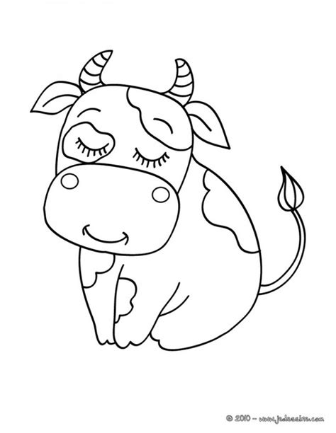 Coloriage Vache gratuit à imprimer