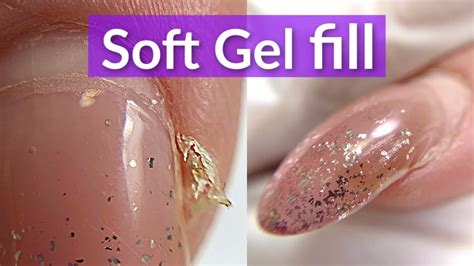 Nail Cracks 😖 Soft Gel Nails Infill Tutorial Youtube