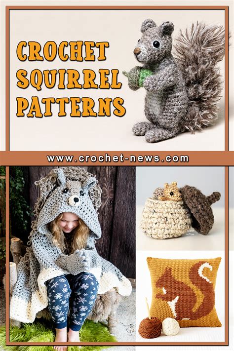 15 Crochet Squirrel Patterns - Crochet News