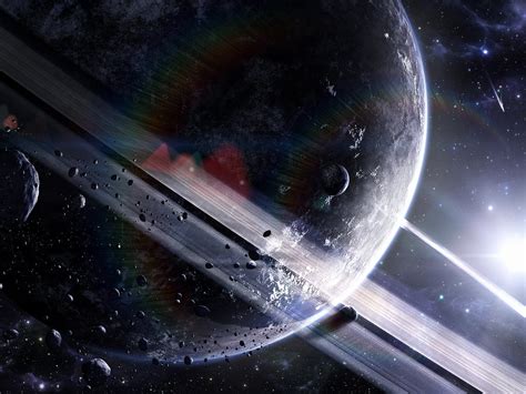 Download Sci Fi Planetary Ring Wallpaper