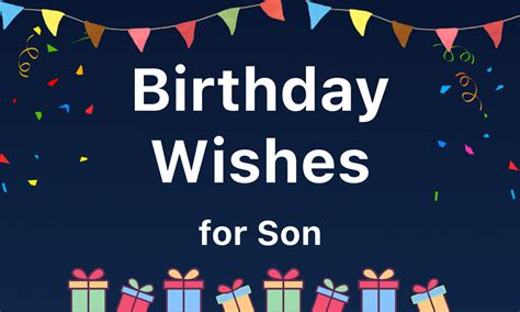 Birthday Wishes For Son From Mother In English Infoupdate Org