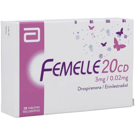 Femelle 20 Cd X 28 Tabletas Recubiertas