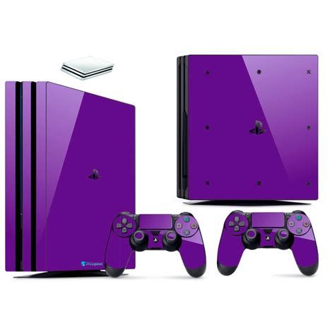 Adesivo Skin Playstation 4 Ps4 Pro Pelicula Brilho Vinil Cor Roxo Shopee Brasil