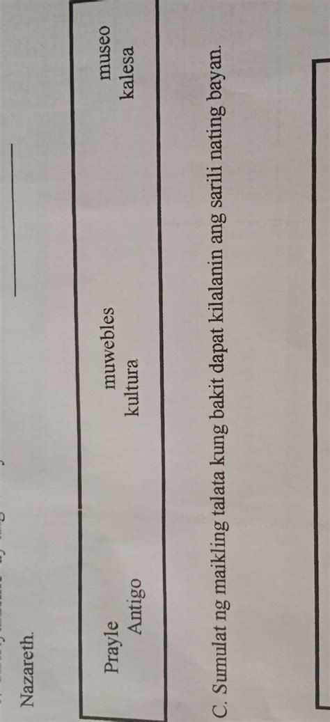 Hanapin Sa Kahon Ang Kahulugan Ng Bawat Salita Gamitin Ang Worksheet Sa