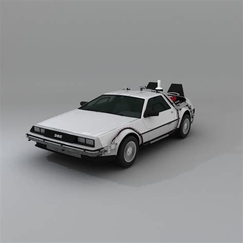 Back To The Future Delorean Episode 2 Future 3d Model 149 3ds C4d Fbx Lwo Max Obj Free3d