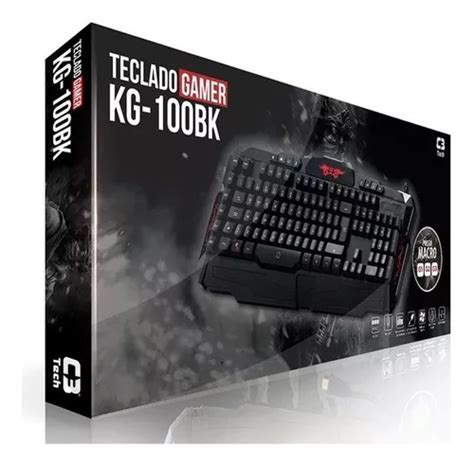 Teclado Gamer Kg 100 Bk C3t MercadoLivre