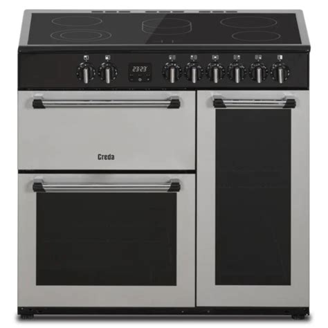 Creda C90RCCCS 90cm Electric Ceramic Range Cooker Silver Buy Home