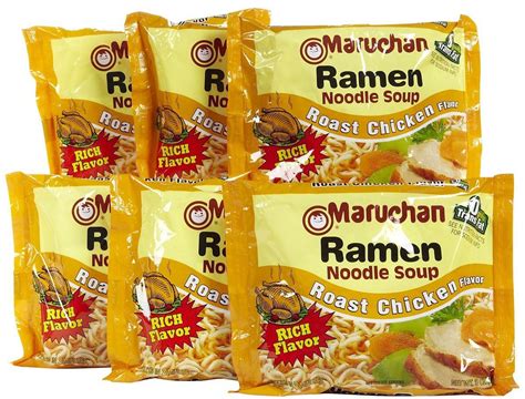 Maruchan Ramen Roast Chicken Flavor 3 Oz 6 Pack