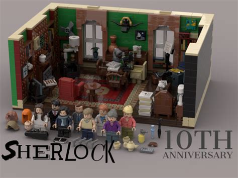 Lego Ideas Sherlock 10th Anniversary 221b Baker Street