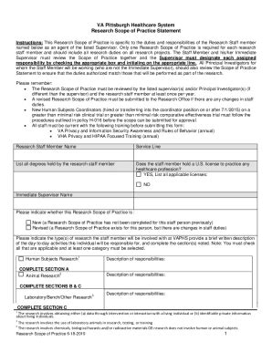 Fillable Online Docest Comresearch Scope Of Practice Statementresearch