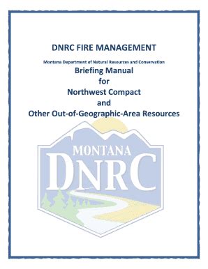 Fillable Online Dnrc Mt DNRC FIRE MANAGEMENT Fax Email Print PdfFiller