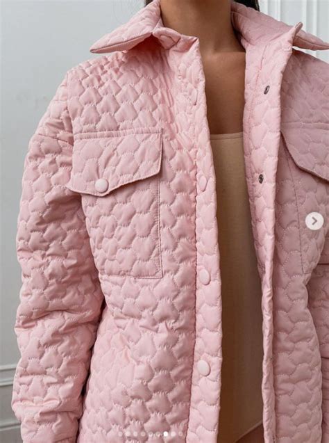 Pink Spring Womens Jacket Powdery Jacket Oversize Jacket Etsy