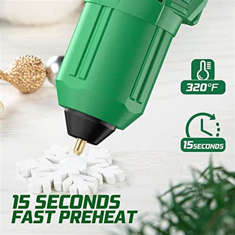 AOTE PITT Hot Glue Gun V Cordless S Fast Preheating Hot Glue Gun Kit Mini Wireless