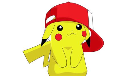 Imágenes Fondos Kawaiis De Pikachu Con Gorra