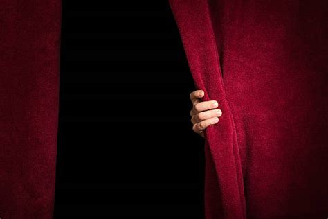 Hand Moving Curtain Stock Photos Pictures And Royalty Free Images Istock