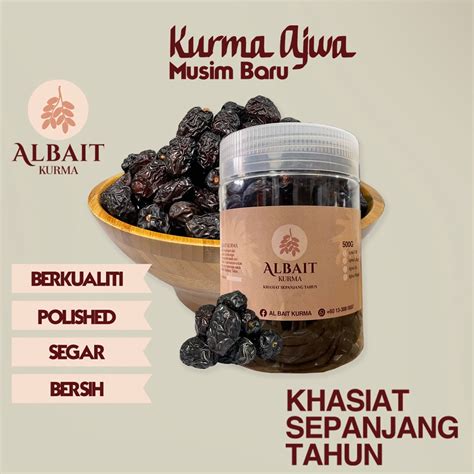 Kurma Ajwa Premium G Vip Jumbo Aa Mixed Albait Kurma