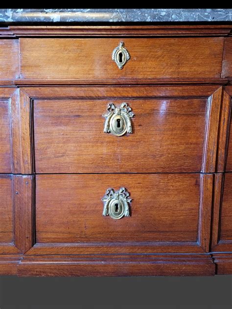 Proantic Louis Xvi Style Mahogany Commode