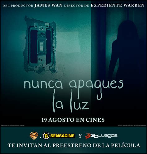 ¡vente Al Preestreno De Nunca Apagues La Luz En Valencia La