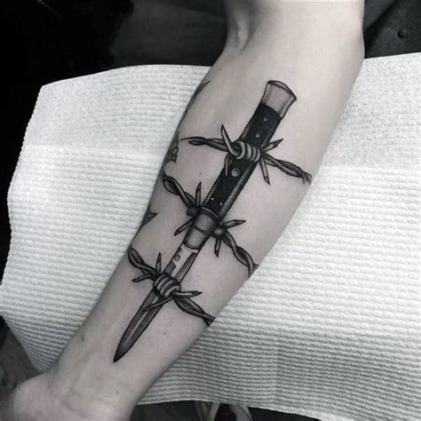 Top 61 Barbed Wire Tattoo Ideas 2021 Inspiration Guide Barbed