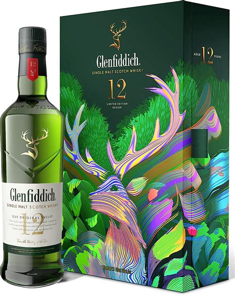 Glenfiddich 12 Jahre Single Malt Scotch Whisky Santtu Geschenkset Mit