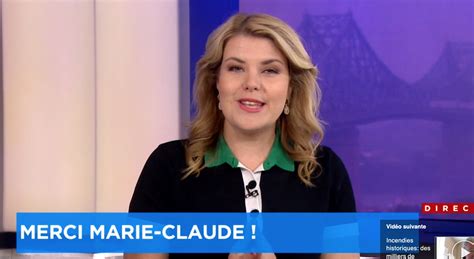 La Cheffe D’antenne Marie Claude Paradis Desfossés Quitte Le Tva Nouvelles Et Parle De Son