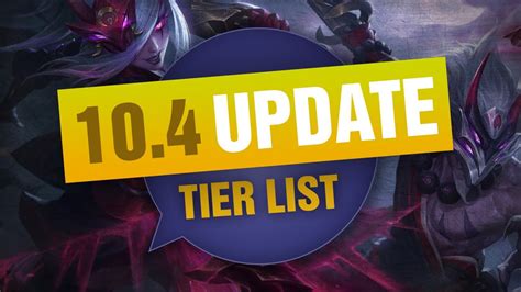 UPDATED Mobalytics Patch 10 4 Low Elo Tier List New OP Champions And Q